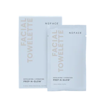NuFACE Prep-N-Glow® Exfoliating & Hydrating Facial Wipes catalog product image