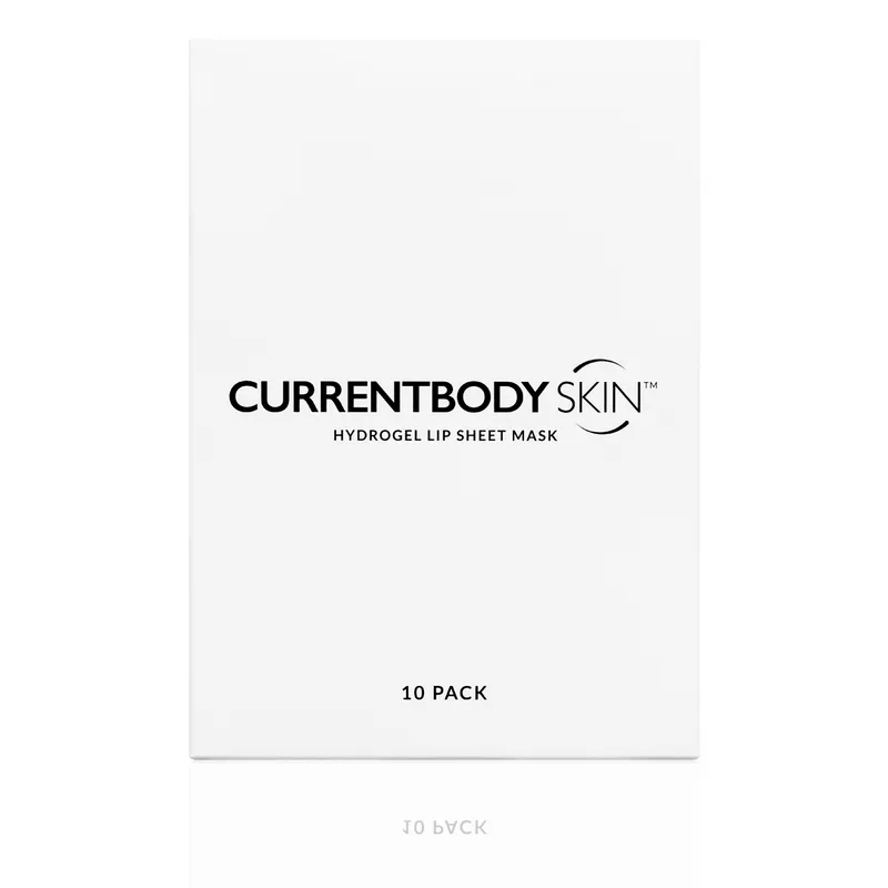 CurrentBody Hydrogel Lip Mask product box and packaging image