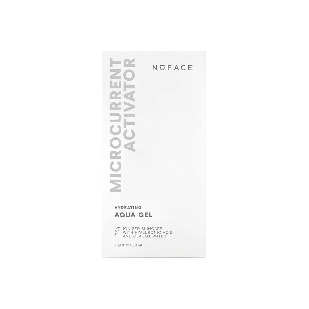 NuFACE Aqua Gel Activator product box and packaging image