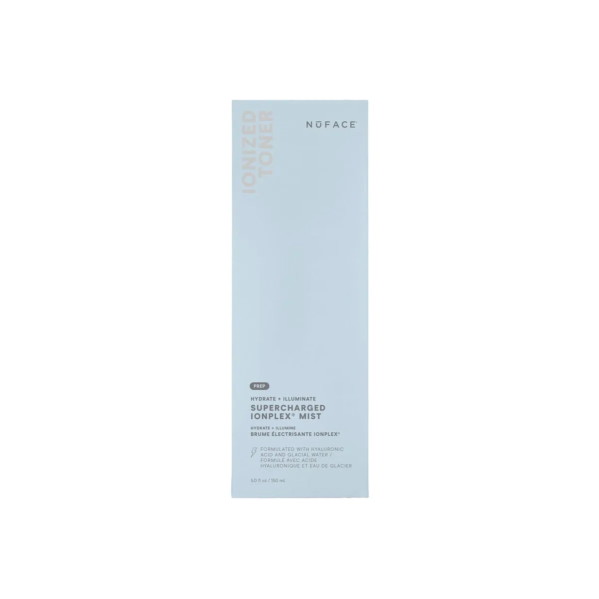 NuFACE Supercharged IonPlex® Facial Mist product box and packaging image