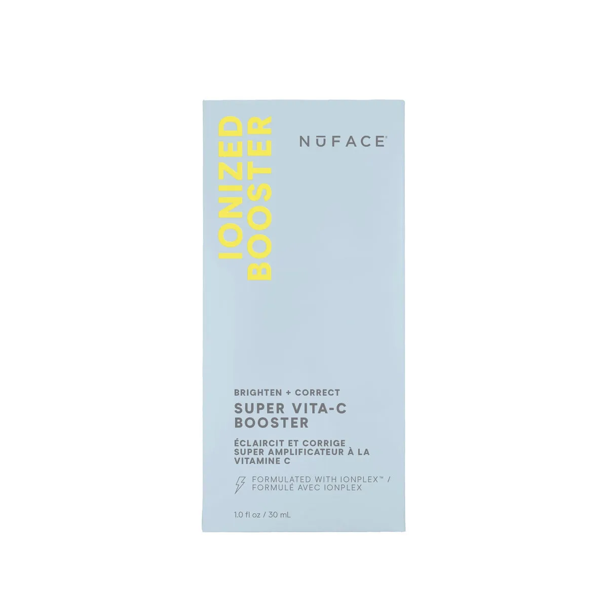 NuFACE Super Vita-C Booster Serum product box and packaging image