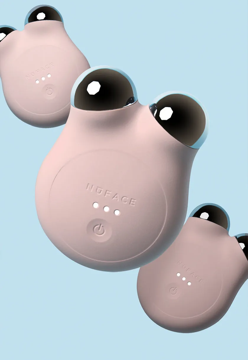 NuFACE MINI+ Starter Kit how-to-use instruction graphic