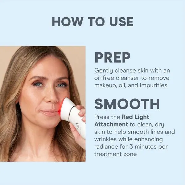NuFACE TRINITY+ LED Red Light Wrinkle Reducer Attachment product image