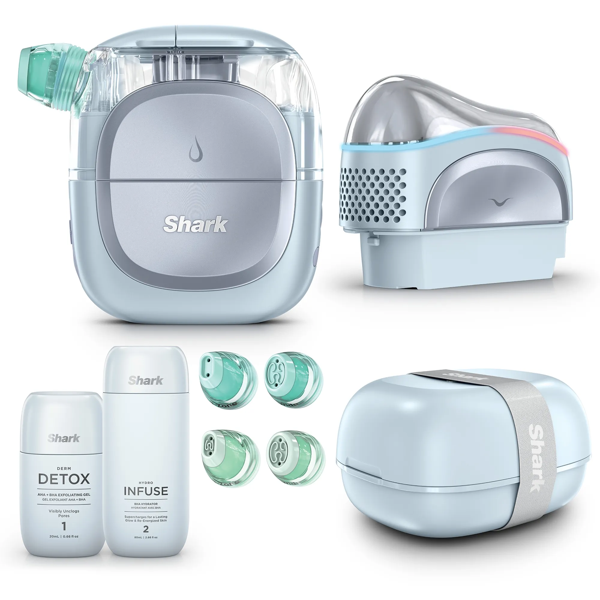 Shark Beauty FacialPro™ Glow At Home Hydro-Powered Facial System complete set product image