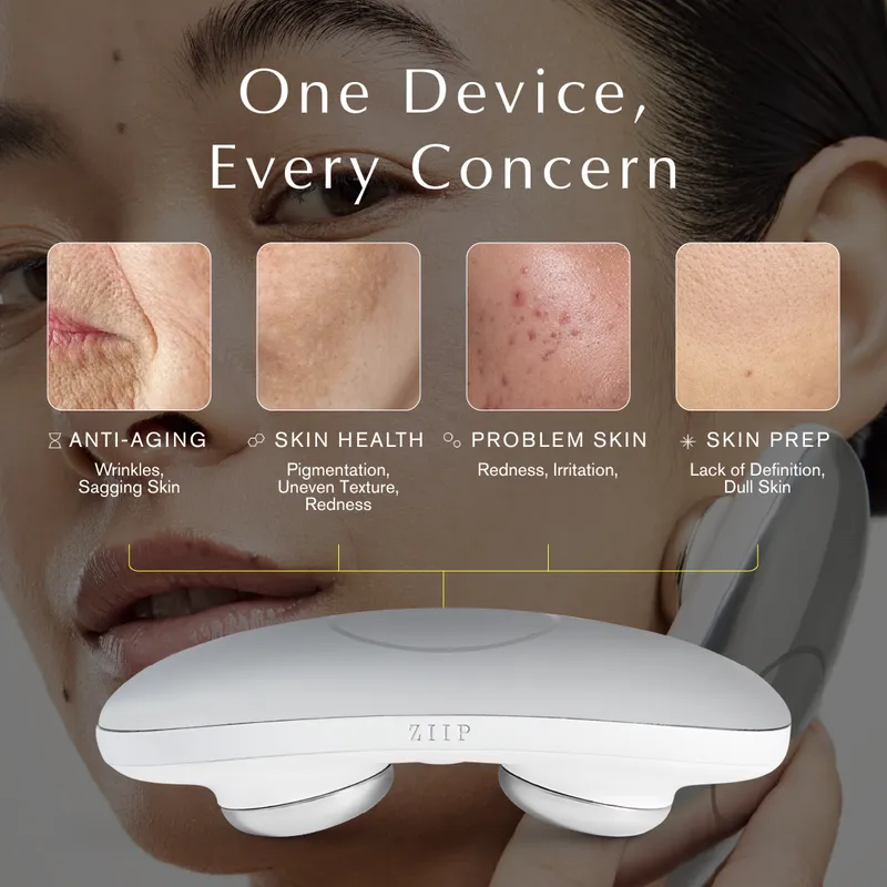 Ziip Beauty ZIIP HALO 2.0 feature infographic