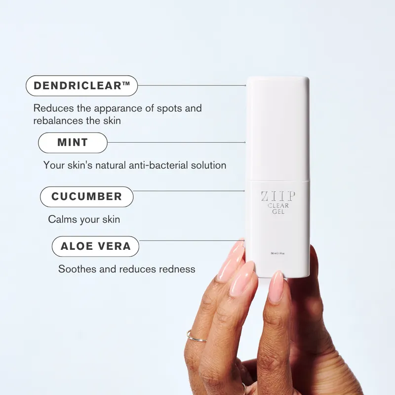Ziip Beauty ZIIP DOT feature infographic