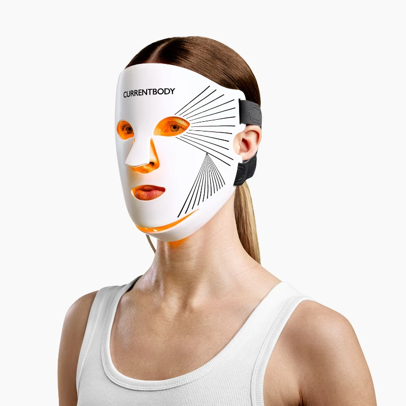 CurrentBody Sæt LED-ansigtsmaske + LED-hjelm til hårvækst: Series 3 — 4